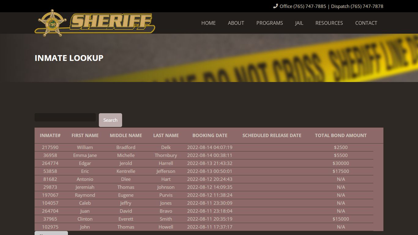 Inmate Lookup - Delaware County Sheriff